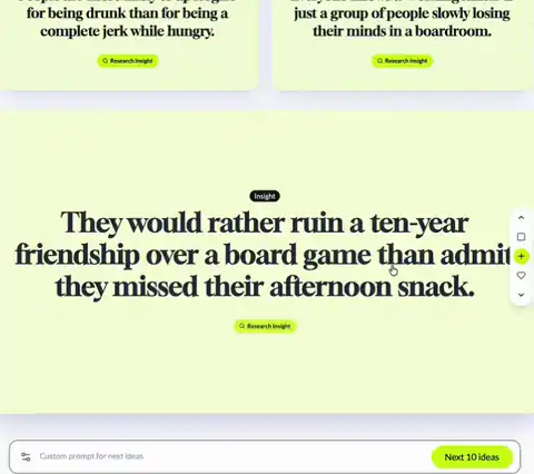 Selfstorming generating Insights & Ideas